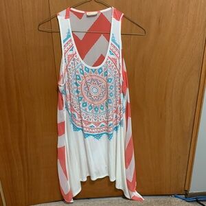 Vocal Multicolor Mandala Tank Top